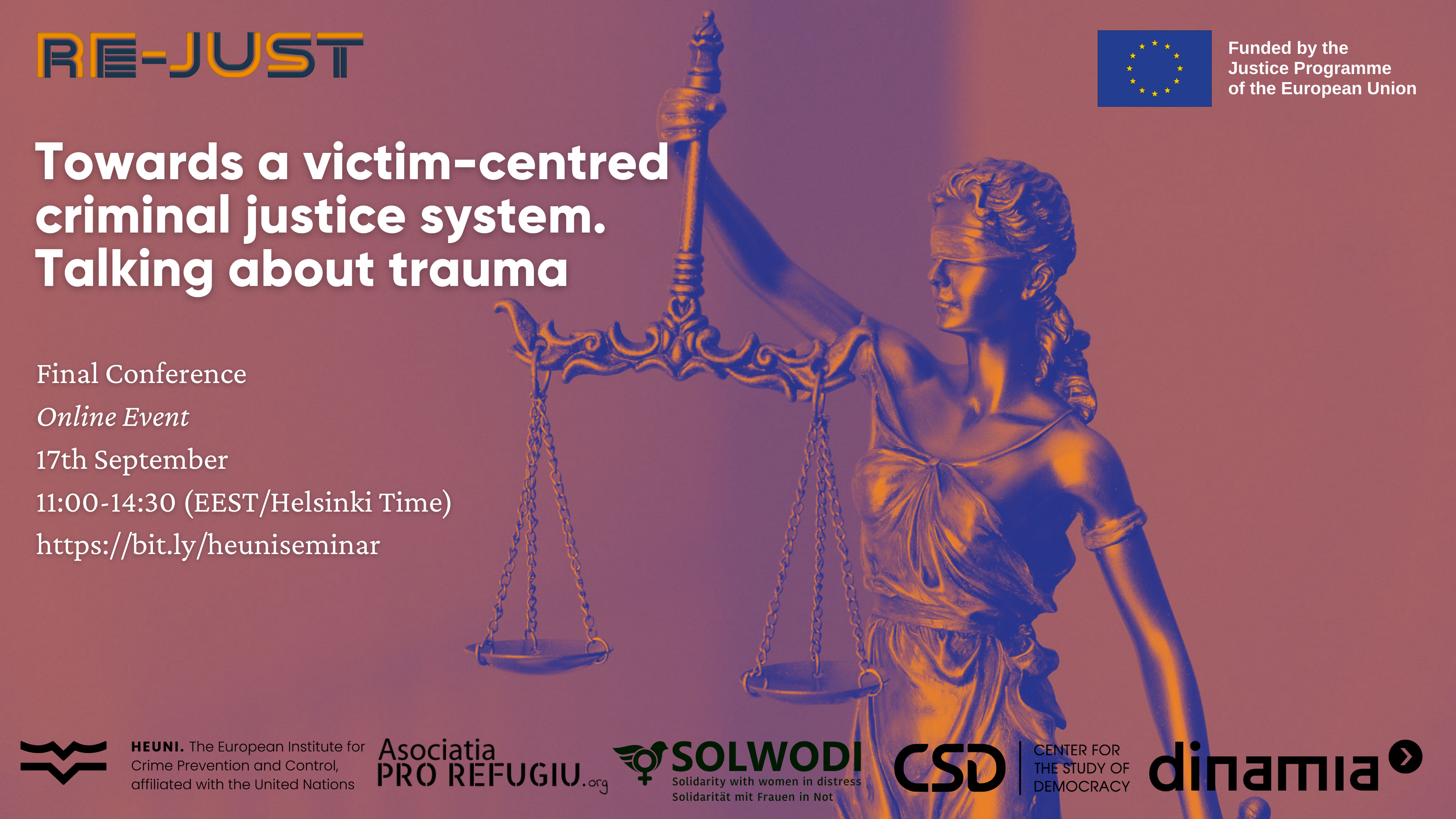 RE-JUST Final Conference: Towards A Victim-centred Criminal Justice ...